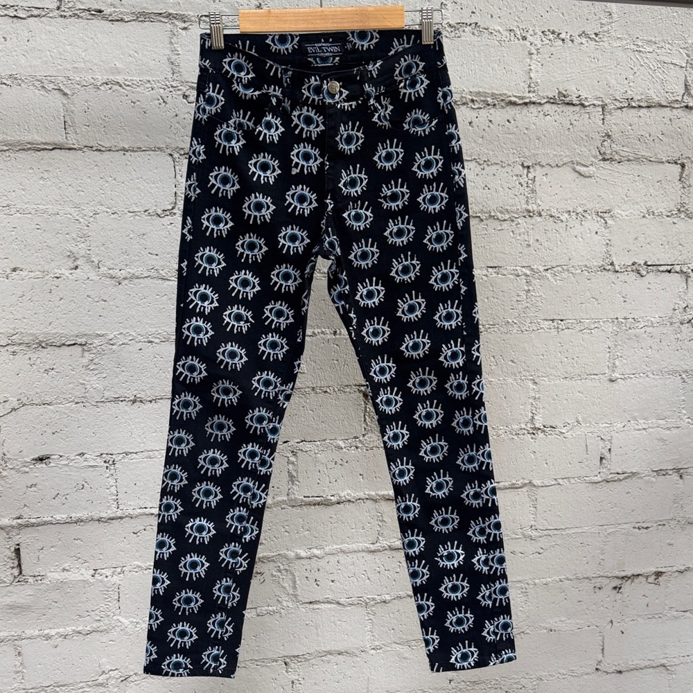 Evil Twin โจRAREโจ Evil Eye Crop Top and Pants Matching Set Size XS / S - Picture 7 of 11